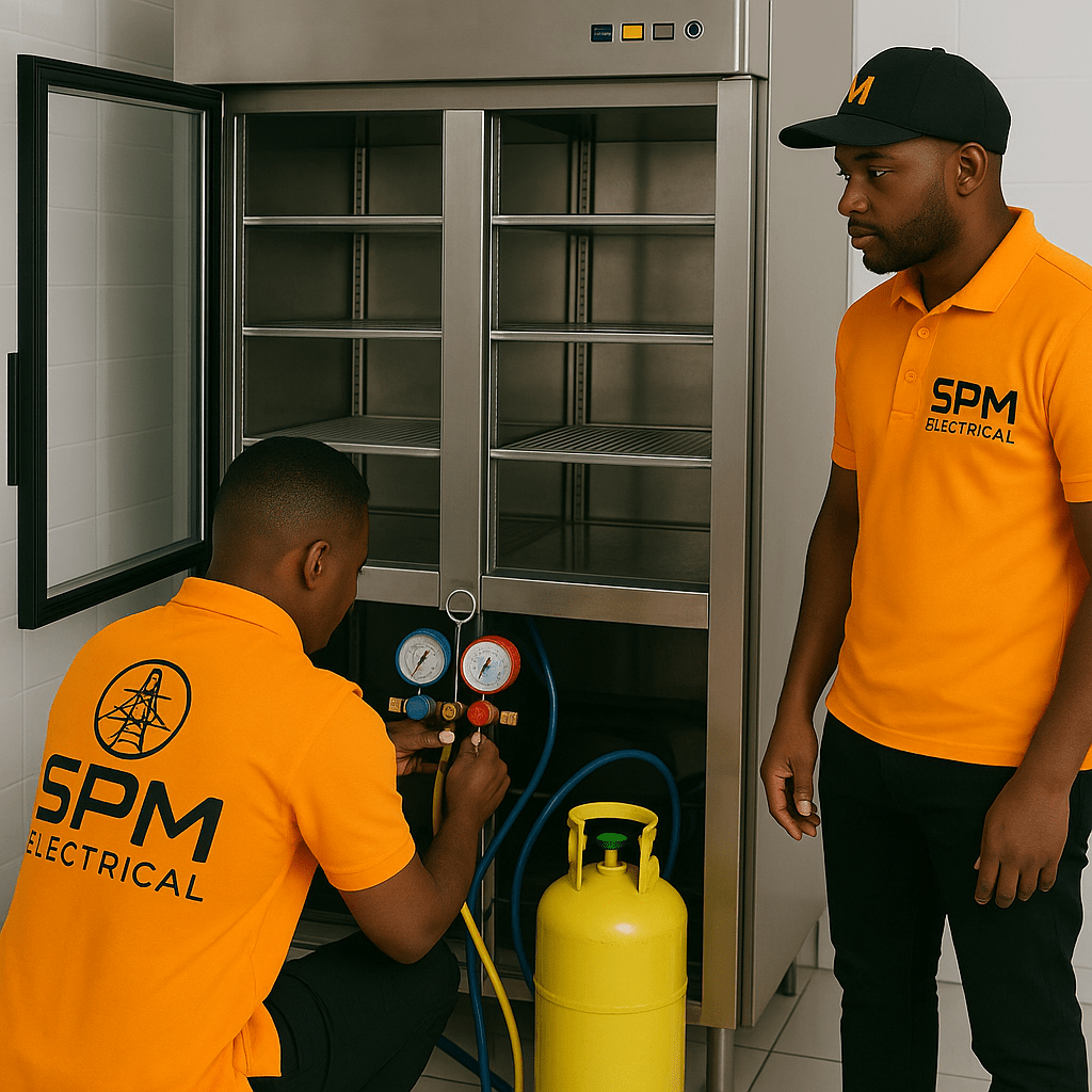 Refrigerator regas and maintenance team in Polokwane